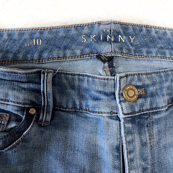 White House Black Market Skinny Distressed Jeans - Picture 2 of 9